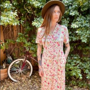 90s Maxi Dress with Pockets